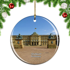 Germany The New Castle Stuttgart Christmas Ornament