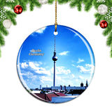 Germany TV Tower Berlin Christmas Ornament