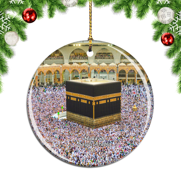 Grand Mosque Makkah Saudi Arabia Christmas Ornament