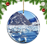 Greenland Glacier Denmark Christmas Ornament