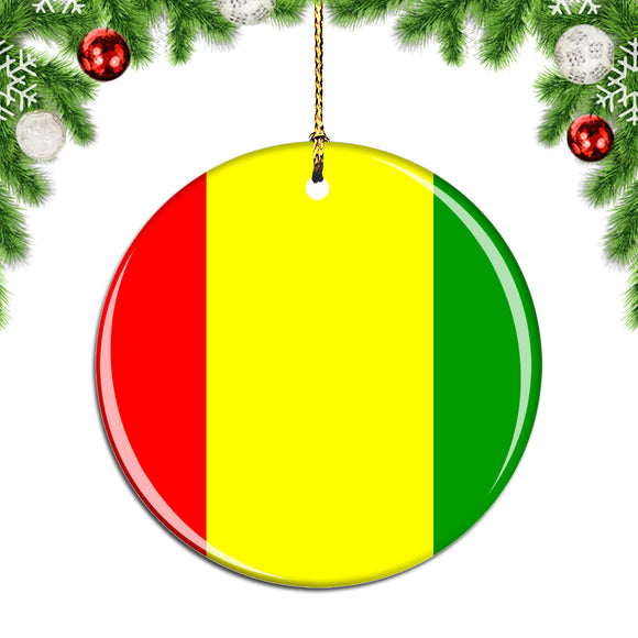 Guinea Christmas Ornament