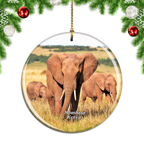 Haller Park Mombasa Kenya Christmas Ornament