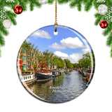 Holland Canal Amsterdam Christmas Ornament