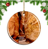 Siq Petra Jordan Christmas Ornament