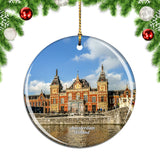 Holland Centraal Station Amsterdam Christmas Ornament
