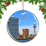 Holland Euromast Tower Rotterdam Christmas Ornament