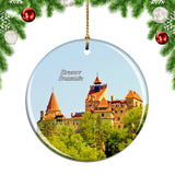 Bran Castle Brasov Romania Christmas Ornament