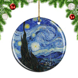 Holland Starry Night Van Gogh Christmas Ornament