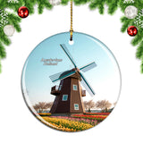 Holland Zaanse Schans Zaandam Amsterdam Christmas Ornament