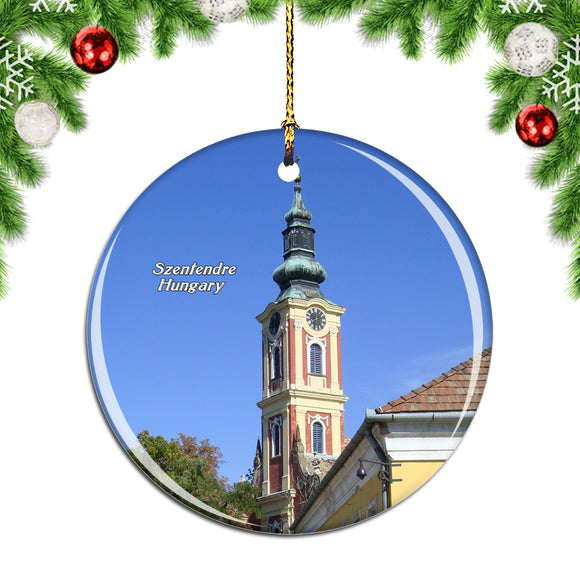 Hungary Blagovestenska Church Szentendre Christmas Ornament