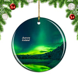 Iceland Aurora Christmas Ornament