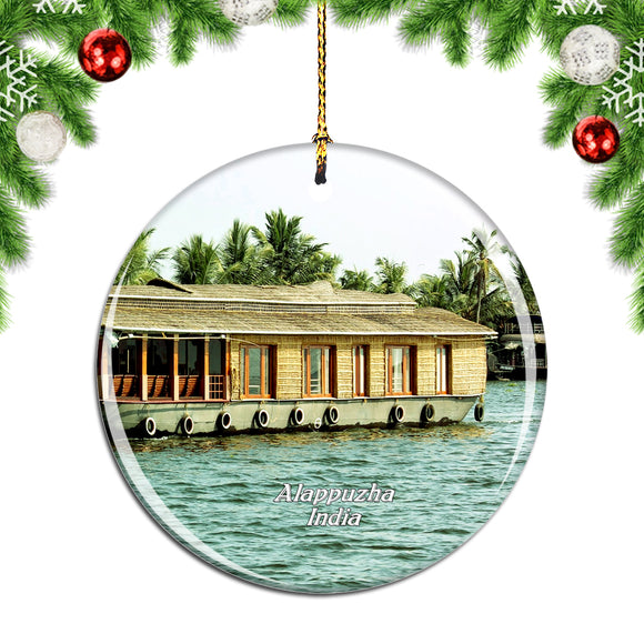 India Alleppey Alappuzha Christmas Ornament