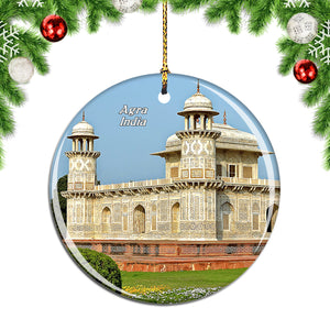 India Itmad-ud-Daula Agra Christmas Ornament