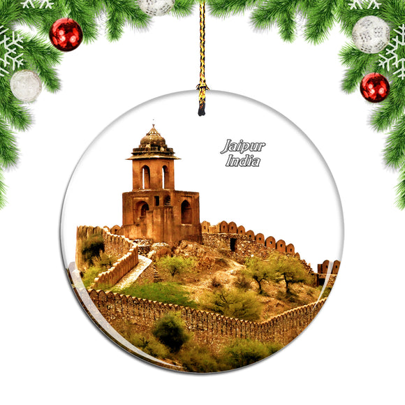 India Jaigarh Fort Jaipur Christmas Ornament