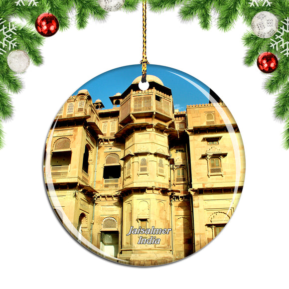 India Jaisalmer Fort Christmas Ornament