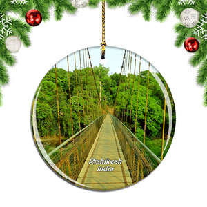 India Lakshman Jhula Rishikesh Christmas Ornament