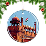 India Red Fort New Delhi Christmas Ornament