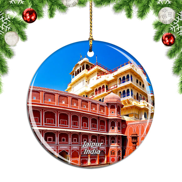 India Royal Palace Jaipur Christmas Ornament