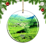 India Tea Gardens Munnar Christmas Ornament