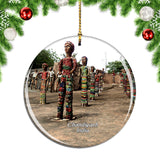 India The Rock Garden of Chandigarh Christmas Ornament