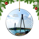 Indonesia Barelang Bridge Christmas Ornament