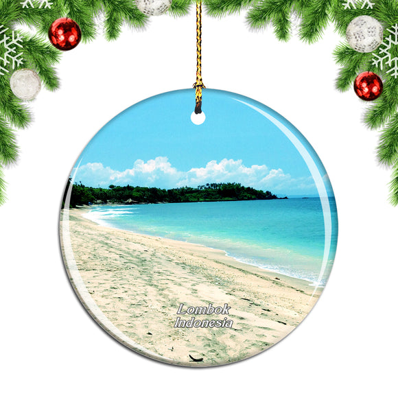 Indonesia Gili Meno Beach Lombok Christmas Ornament