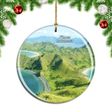 Indonesia Mount Kelimutu Flores Christmas Ornament