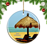 Indonesia Nusa Dua Beach Bali Christmas Ornament