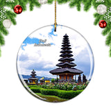 Indonesia Pura Ulun Danu Bratan Bali Christmas Ornament