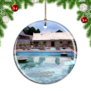 Indonesia Taman Sari Water Castle Yogyakarta Christmas Ornament