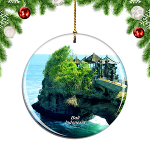 Indonesia Tanah Lot Bali Christmas Ornament