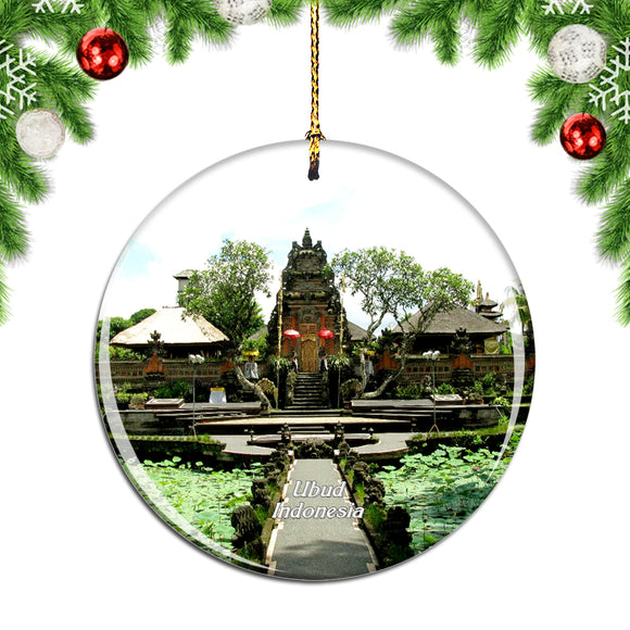 Indonesia Ubud Palace Bali Christmas Ornament