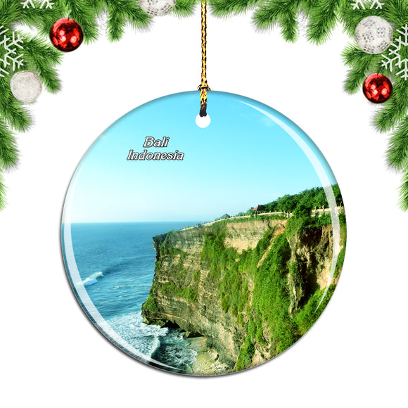 Indonesia Uluwatu Bali Christmas Ornament