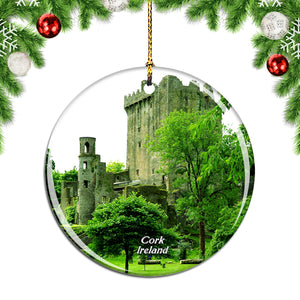 Ireland Blarney Castle Cork Christmas Ornament