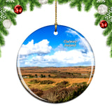 Ireland Connemara National Park Galway Christmas Ornament