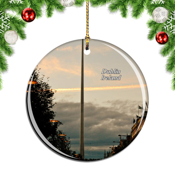 Ireland Dublin Spire Christmas Ornament