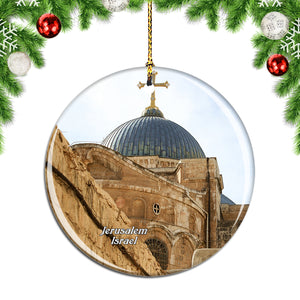 Israel Israel Church of the Holy Sepulchre Jerusalem Christmas Ornament