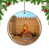 Israel Israel Damascus Gate Jerusalem Christmas Ornament