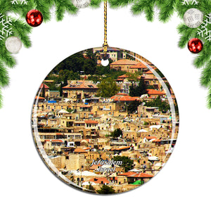 Israel Old City of Jerusalem Christmas Ornament