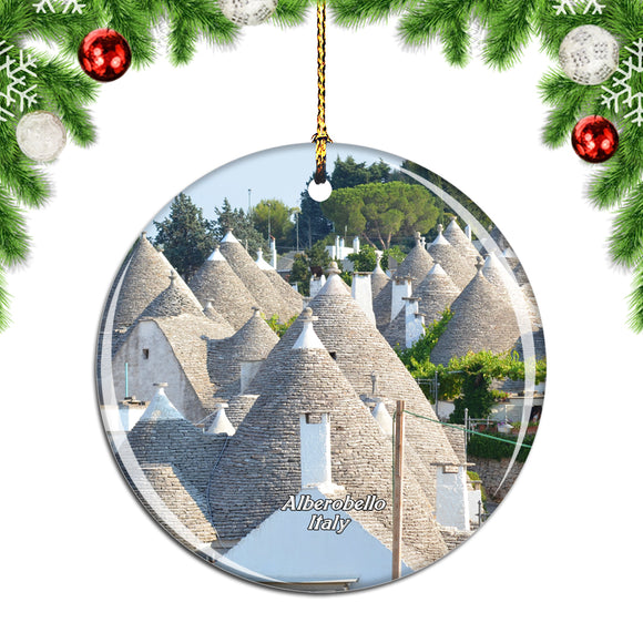 Italy Alberobello Christmas Ornament