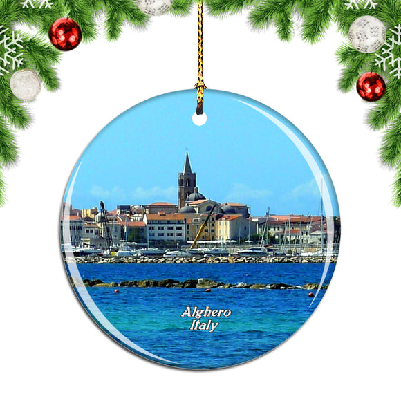 Italy Alghero Christmas Ornament