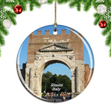 Italy Arco di Augustus Rimini Christmas Ornament