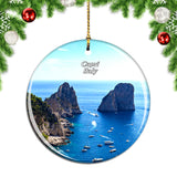 Italy Capri Christmas Ornament