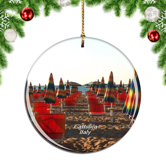 Italy Cattolica Christmas Ornament