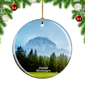 Zabljak Montenegro Christmas Ornament