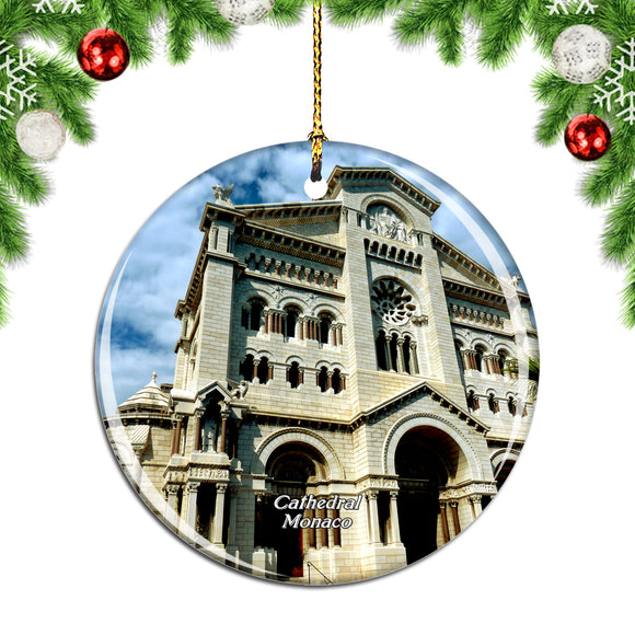 Cathedral Monaco Christmas Ornament