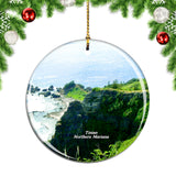 Taga Beach Tinian Northern Mariana USA Christmas Ornament