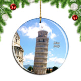 Italy Leaning Tower of Pisa Christmas Ornament