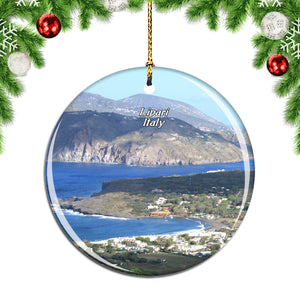 Italy Lipari Christmas Ornament