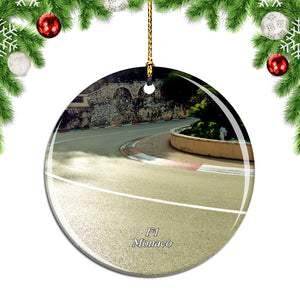 F1 Monaco Christmas Ornament